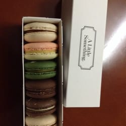 A Little Something - The macarons were all so pretty - and delicious! :D
