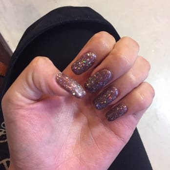 702 Nail Lounge - Simple sparkly nails by Amy! - Nail Salons Near Me - Henderson, Nevada