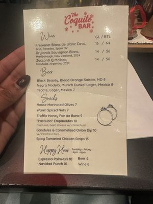 Menu photo 1 Coquito Bar Washington, DC, DC