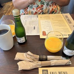 Mimosas are a nice Saturday start. Mimosas are a nice Saturday start.