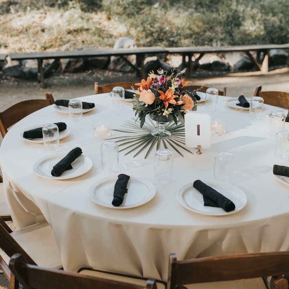 The beautiful table layout collaborated on by the owners and florist that executed my vision perfectly. The beautiful table layout collaborated on by the owners and florist that executed my vision perfectly.