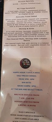 Menu photo 3 Caffe Luna Rosa Delray Beach, FL Menu photo 3 Caffe Luna Rosa Delray Beach, FL