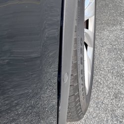 Anthony's Paint & Body Shop - There was no gap when I dropped off the car. Anthony's refused to make any effort to correct their sloppy work.