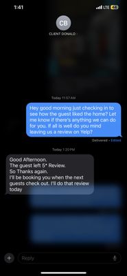 AIRBNB completed in Detroit - 5 star review from AIRBNB turn we did in Detroit. The client received a 5 star review! Check it out and book us today! AIRBNB completed in Detroit - 5 star review from AIRBNB turn we did in Detroit. The client received a 5 star review! Check it out and book us today!