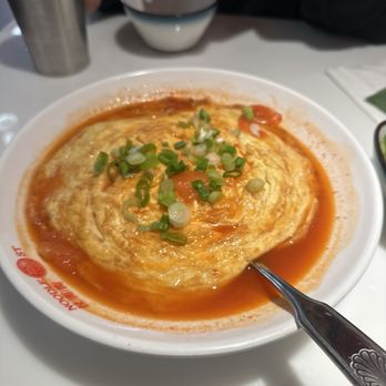 Noodle St - Egg Egg with Tomato over Knife Cut Noodles - Noodles Near Me - Irvine, California Noodle St - Egg Egg with Tomato over Knife Cut Noodles - Noodles Near Me - Irvine, California