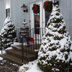 Miranda Vineyard - Tasting room on a snowy day