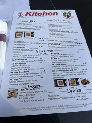 Menu photo 1 SL Kitchen San Leandro, CA