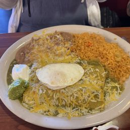 Two Enchiladas Suizas Combo