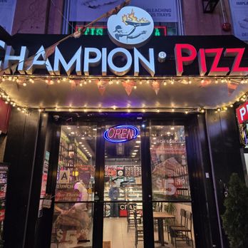 Champion Pizza - Outside signage - Pizza Near Me - Flushing, New York Champion Pizza - Outside signage - Pizza Near Me - Flushing, New York