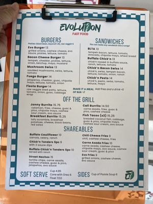 Menu photo 2 Evolution Fast Food San Diego, CA Menu photo 2 Evolution Fast Food San Diego, CA