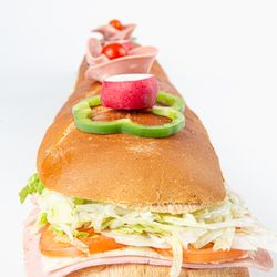 Tito's Market Catering - Party Sandwiches 
3 Foot Narrow
$69.00
12-15 people
3 foot flat
$119.00
30-35 People
6 foot flat
$199.00
60-70 People