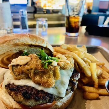 BJ's Restaurant & Brewhouse - BJ's Crispy Jalapeno Burger* - Pizza Near Me - Fort Myers, Florida BJ's Restaurant & Brewhouse - BJ's Crispy Jalapeno Burger* - Pizza Near Me - Fort Myers, Florida
