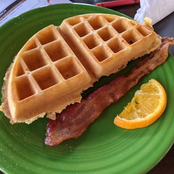 Maniac-Mikes Cafe - Kids meal waffle - New American Near Me - Upland, California