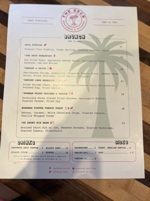 Menu photo 7 The Deck Tybee Island, GA Menu photo 7 The Deck Tybee Island, GA