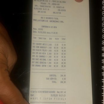 Temakeria do Porto - The check (in BRL) - Japanese Near Me - Ipojuca, Prince Edward Island