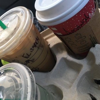 STARBUCKS - Peppermint mocha & Starbucks double shot with 4 pumps of white chocolate mocha - Coffee & Tea Near Me - Miami Springs, Florida STARBUCKS - Peppermint mocha & Starbucks double shot with 4 pumps of white chocolate mocha - Coffee & Tea Near Me - Miami Springs, Florida