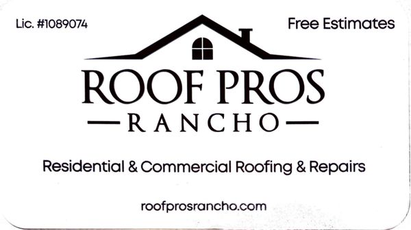 Roof Pros Rancho Logo