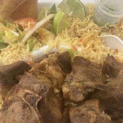 Hodma - I had the goat meat and rice. Yummy. Will be going back!