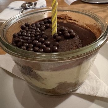 North Italia - Birthday tiramisu - Pizza Near Me - Torrance, California North Italia - Birthday tiramisu - Pizza Near Me - Torrance, California