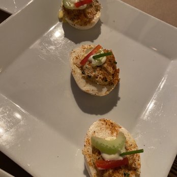 Spritz Stuart - Lump Crab Deviled Eggs - Tapas/Small Plates Near Me - Stuart, Florida