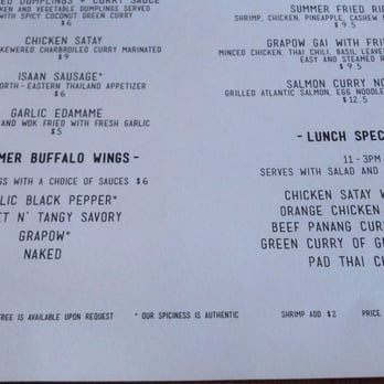 Summer Buffalo - Thai Near Me - Burbank, California