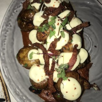 La Vie - Potatoes on pepperoni tomato sauce - Cocktail Bars Near Me - Washington, DC, District of Columbia La Vie - Potatoes on pepperoni tomato sauce - Cocktail Bars Near Me - Washington, DC, District of Columbia