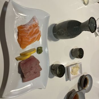 Sushi Sawa - Blue fin toro, salmon belly, and hot sake. - Sushi Bars Near Me - Azusa, California Sushi Sawa - Blue fin toro, salmon belly, and hot sake. - Sushi Bars Near Me - Azusa, California