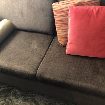 SpringHill Suites by Marriott Oklahoma City Moore - Stained couch - Hotels Near Me - Moore, Oklahoma