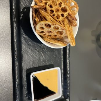 NUDO - Lotus chips with sauce - Asian Fusion Near Me - Spokane, Washington NUDO - Lotus chips with sauce - Asian Fusion Near Me - Spokane, Washington