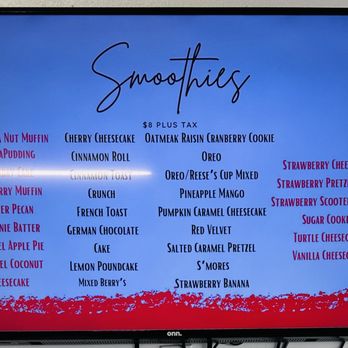 Vibe - July 2024 menu of smoothies - Juice Bars & Smoothies Near Me - Bellevue, Pennsylvania