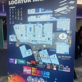 The NAMM Show - Map of the Namm show - Festivals Near Me