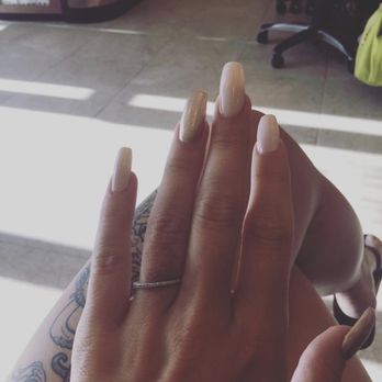 Magic Nails - Long acrylic set, white with accent nails on thumb and ring. - Nail Salons Near Me - Gaffney, South Carolina Magic Nails - Long acrylic set, white with accent nails on thumb and ring. - Nail Salons Near Me - Gaffney, South Carolina