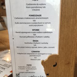 Pizzeria 105 - Lunch menu ;)