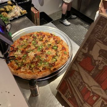 Scarr's Pizza - HOT BOI WITH SAUSAGE - Pizza Near Me - New York, New York Scarr's Pizza - HOT BOI WITH SAUSAGE - Pizza Near Me - New York, New York