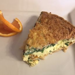 Homemade breakfast included this delicious quiche. Homemade breakfast included this delicious quiche.
