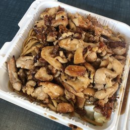 Teriyaki chicken with lo mein Teriyaki chicken with lo mein