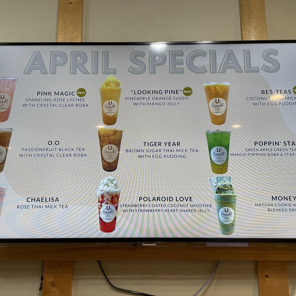 U Dessert Eats - April specials - Desserts Near Me - San Diego, California U Dessert Eats - April specials - Desserts Near Me - San Diego, California
