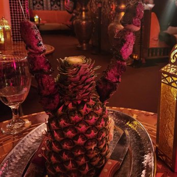 Marrakech - Beef skewers, delivered via pineapple! - Middle Eastern Near Me - Las Vegas, Nevada Marrakech - Beef skewers, delivered via pineapple! - Middle Eastern Near Me - Las Vegas, Nevada