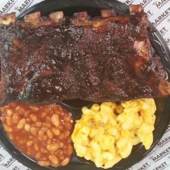 Ac&t - a plate of ribs, macaroni and cheese and baked beans - Gas Stations Near Me - Boonsboro, Maryland
