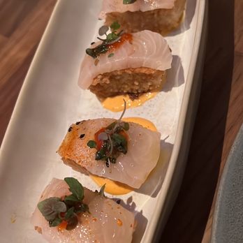 Sugarcane - Hamachi Crispy Rice - Cocktail Bars Near Me - Las Vegas, Nevada