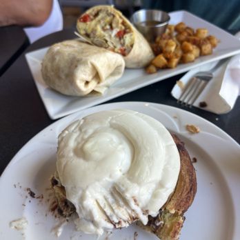 Old Town Cafe - This is the regular cinnamon roll, but they also have a Nutella cinnamon roll that is absolutely out of this world - Sandwiches Near Me - Cottonwood, Arizona Old Town Cafe - This is the regular cinnamon roll, but they also have a Nutella cinnamon roll that is absolutely out of this world - Sandwiches Near Me - Cottonwood, Arizona