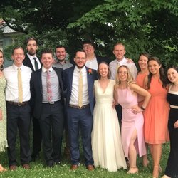 Carnegie Center - All our Transy alumni friends at the Carnegie Center for our wedding reception