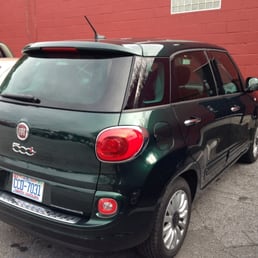 We got a green adorable Fiat 500 as a rental here. Could not believe they had such a cool car here to rent! We got a green adorable Fiat 500 as a rental here. Could not believe they had such a cool car here to rent!