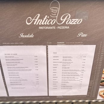 Antico Pozzo - Menu - Italian Near Me - Bellagio, AG