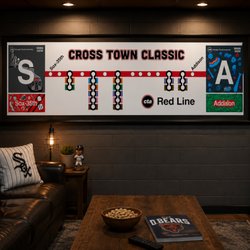 CTA Rail line Cross Town Classic Chicago Baseball Outing. We are licensed publishers for CTA