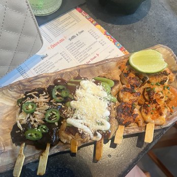 Mi Vida - SABORES DE BROCHETTAS (skewers sampler) - Mexican Near Me - Washington, DC, District of Columbia Mi Vida - SABORES DE BROCHETTAS (skewers sampler) - Mexican Near Me - Washington, DC, District of Columbia