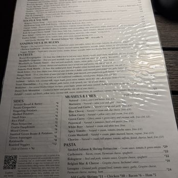 Brussels Bistro - Menu - Belgian Near Me - Laguna Beach, California