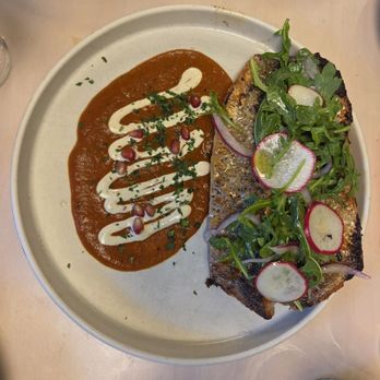 Solstice - Grilled Branzino 4.5/5 - New American Near Me - Irvine, California Solstice - Grilled Branzino 4.5/5 - New American Near Me - Irvine, California