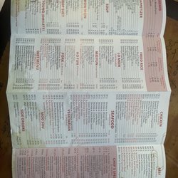 Great Wall Restaurant - Menu