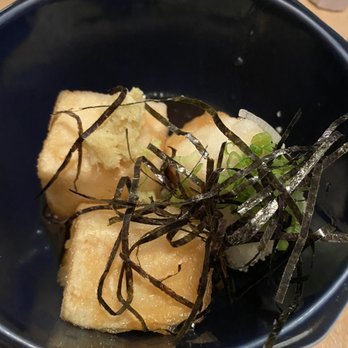 Izumi - Agedashi Tofu (minus one we already ate) - Sushi Bars Near Me - Kirkland, Washington Izumi - Agedashi Tofu (minus one we already ate) - Sushi Bars Near Me - Kirkland, Washington